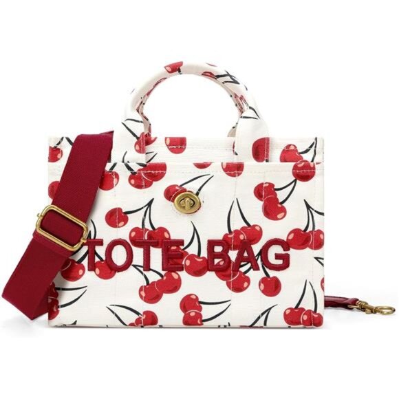 Tote Purse for Women Cherry Handbag - Picture 1 of 6